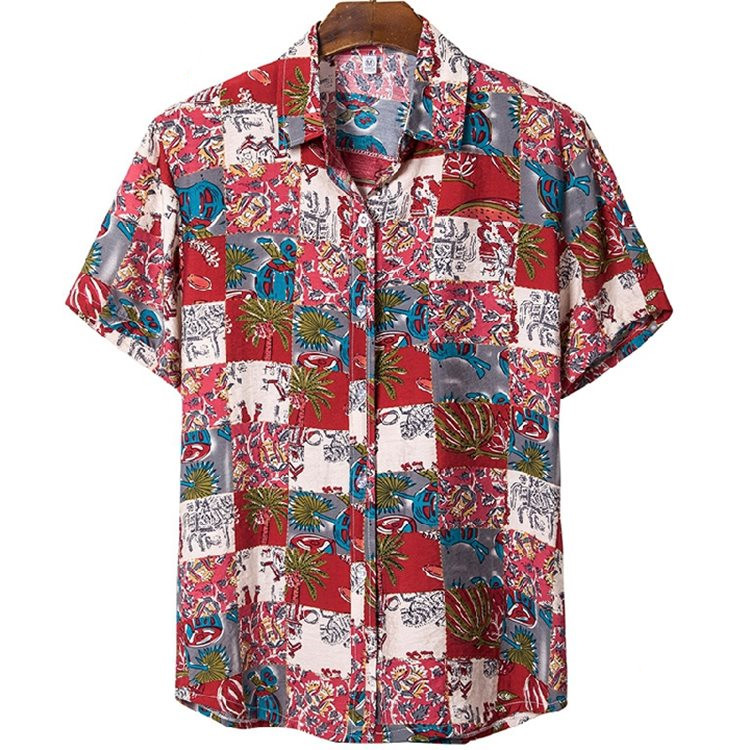 Title 9, Camisa floral holgada de manga corta para playa...