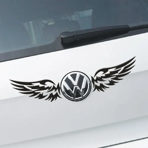 Spirit Point Angel Wing Sticker Car Rear