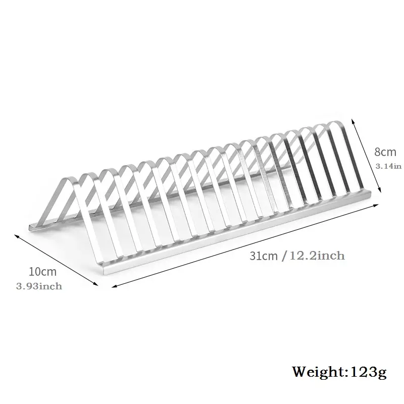 Stainless Steel Barbecue Grill Holder Smoking Rib