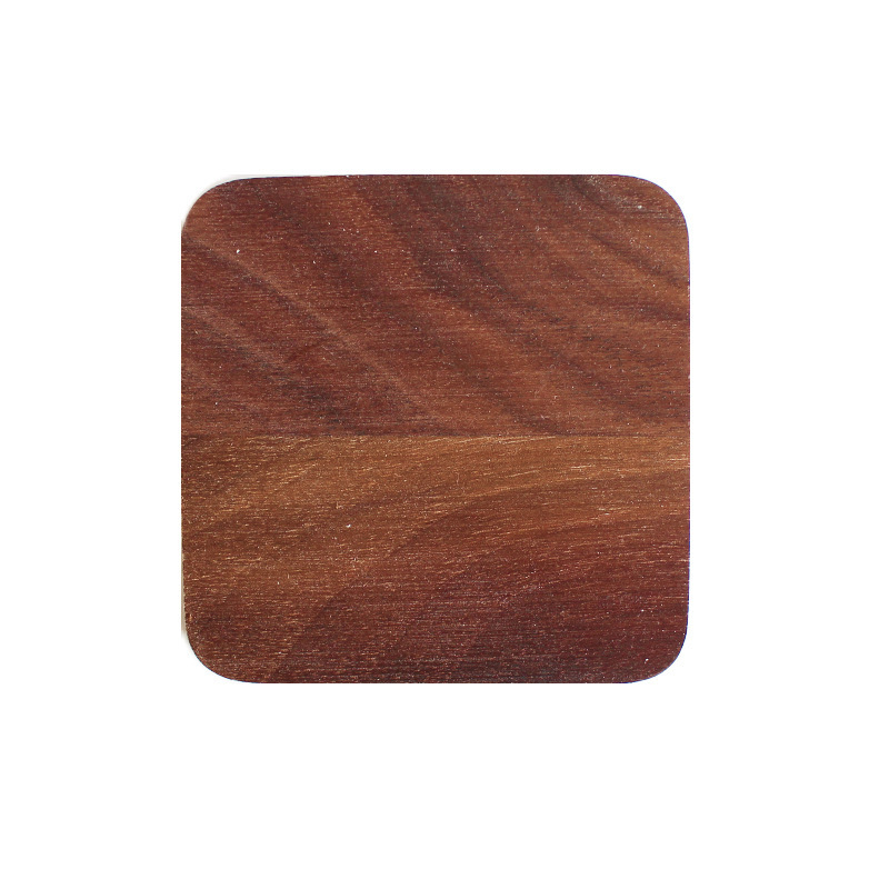 Title 5, Japanese Style Black Walnut Coaster Spot Square...