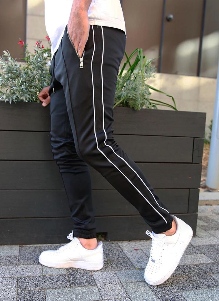 Title 5, Pantalon homme couleur unie, coupe skinny, spor...