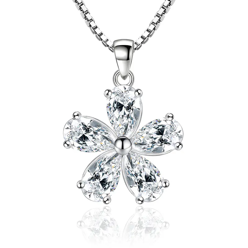 Plum Blossom Pendant Women Necklace Jewelry