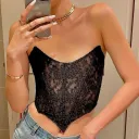 Fishbone Corset Sexy Tube Top 