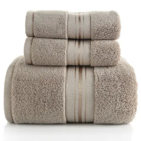 Cotton Towel Bath 3 3 Piece 6 6 Sets