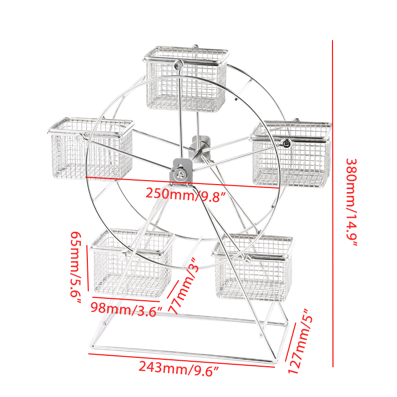 Title 4, Creative Rotating Ferris Wheel Snack Display Stand