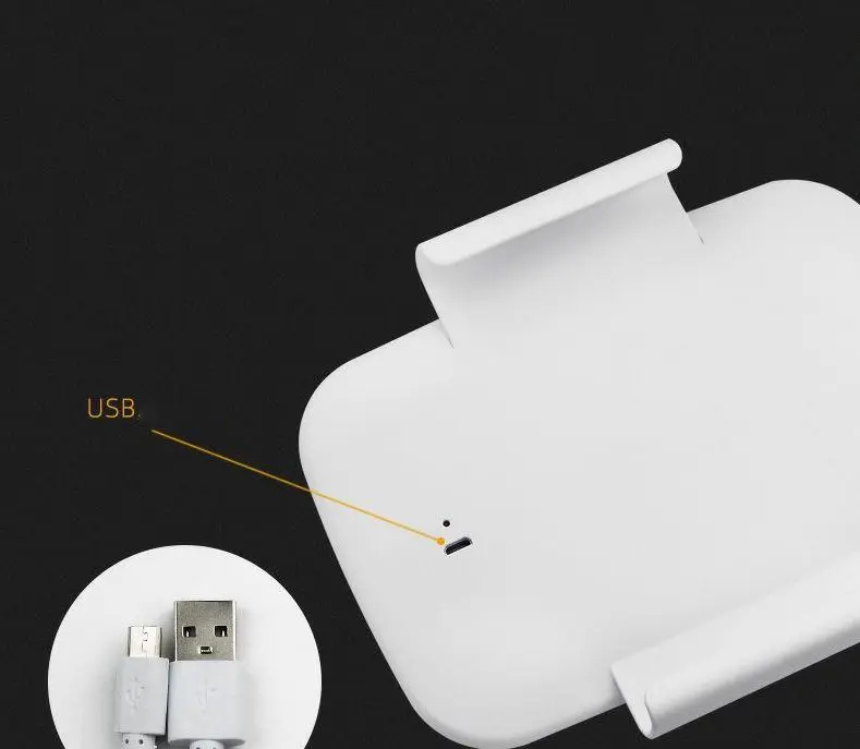 Led Vanity Mirror Usb Interface Car Sun Visor Interior Mirror Touch Switch Universal Mirror