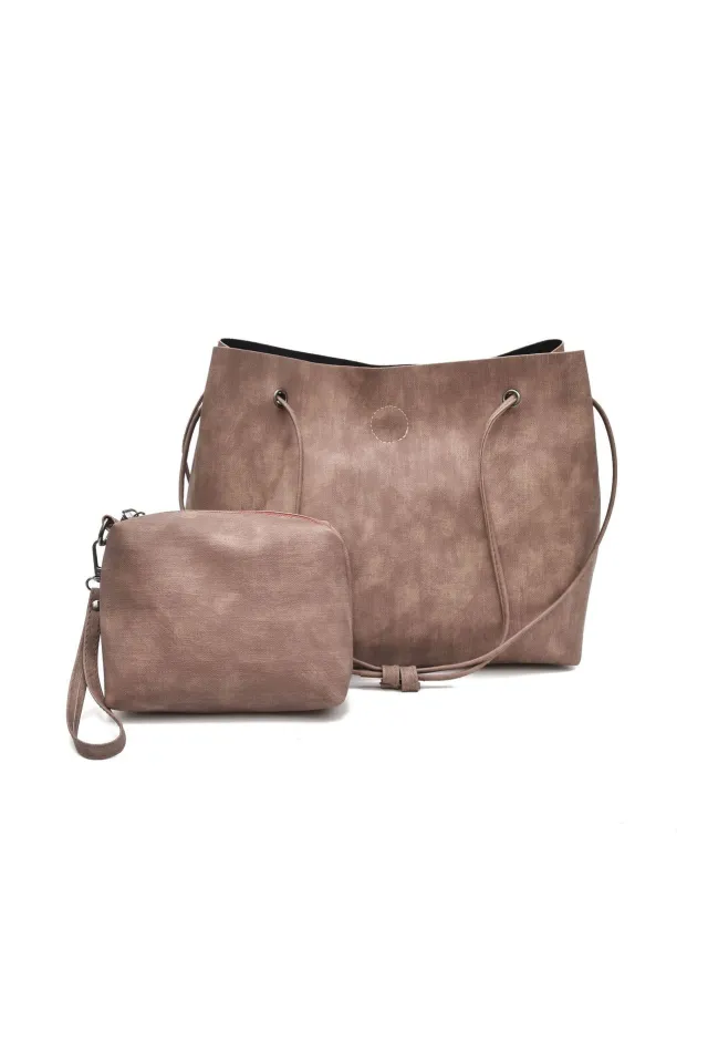 New Fashion Female Bag Mother And Child Bag Ink Color Shoulder Bag Simple Messenger Bag Pink - Shop at LoveMi
