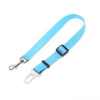 Adjustable Car Safety Belt for Dog Light Blue - Shop at LoveMi