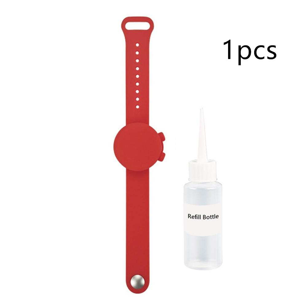 Silicone disinfectant bracelet – Red, Q1pcs