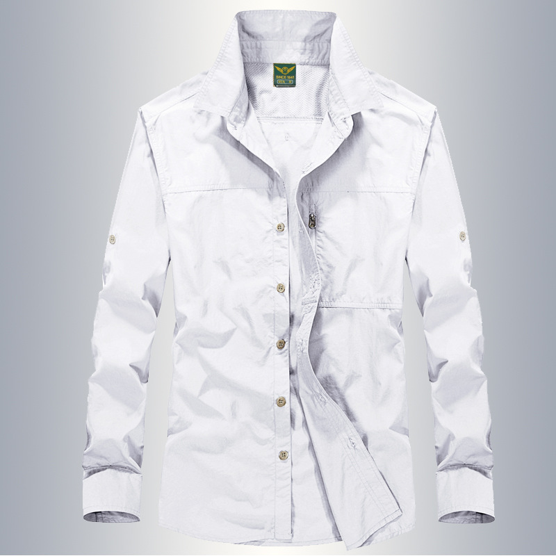 Outdoor Hiking Long-sleeved Loose Quick-drying Shirt