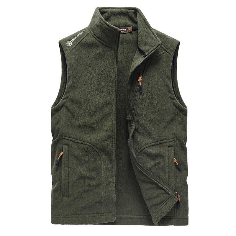 Spring and Autumn Fleece Sleeveless Polar Fleece Vest