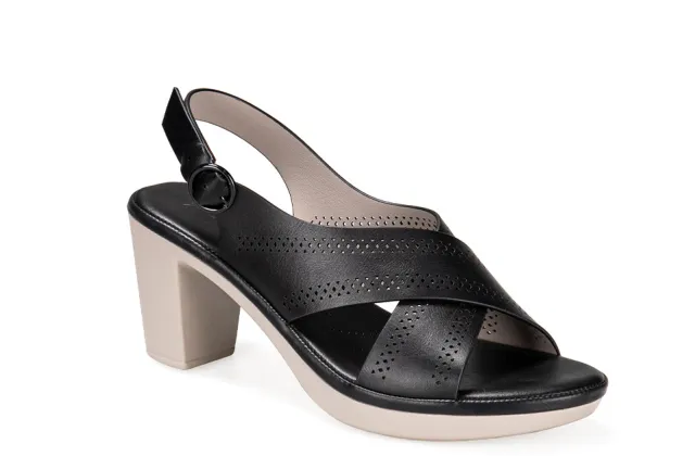 High Heel Plus Size Women Sandals European And American Sandals Women Black - Shop at LoveMi