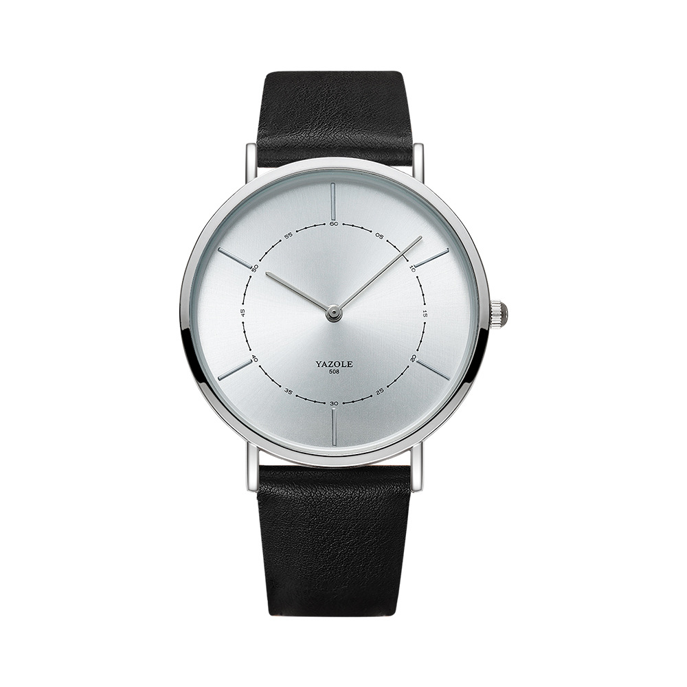 Simple Thin Two-hand Watch Men's Fashion Quartz Watch