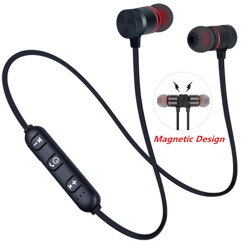 Magnetic Bluetooth Headset TWS Metal Wireless Pair Ear XT6 - Image 6