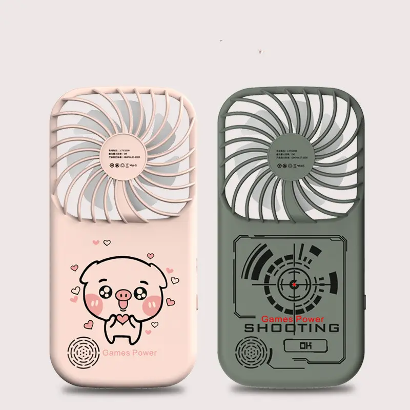 Gaming Mini Videogames Machine Player Summer Handheld Fan Personal