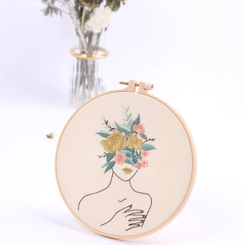 Person Hand Embroidery Kit