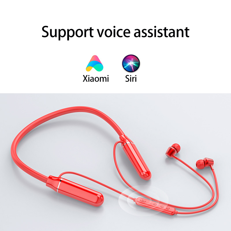 New Waterproof Magnetic Suction Bluetooth Headset With Sports Wireless Collar - Image 2