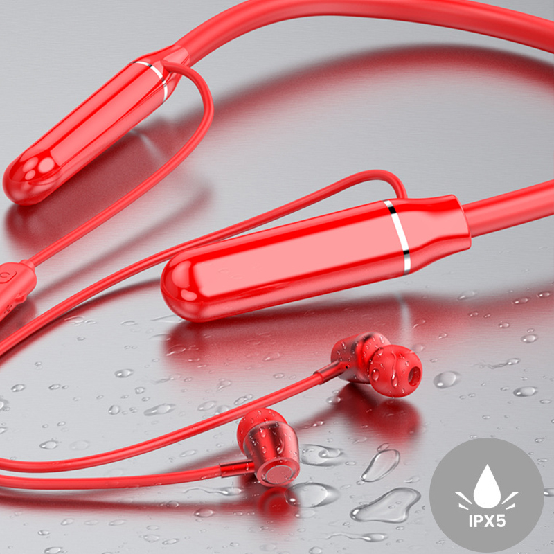 New Waterproof Magnetic Suction Bluetooth Headset With Sports Wireless Collar