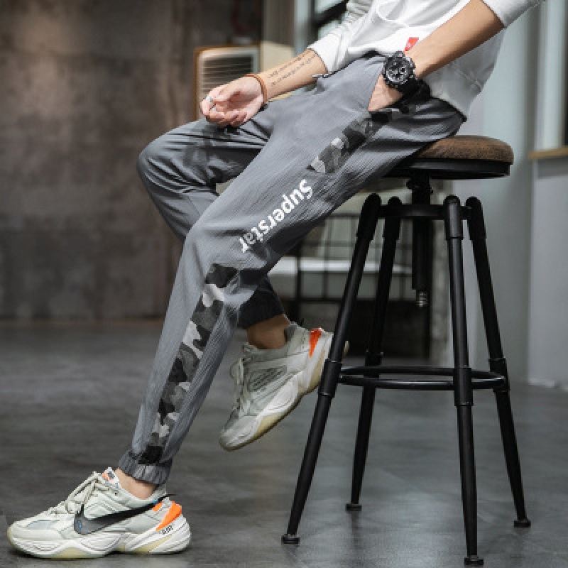 Pants Men's Overalls Autumn Thin Korean Fashion