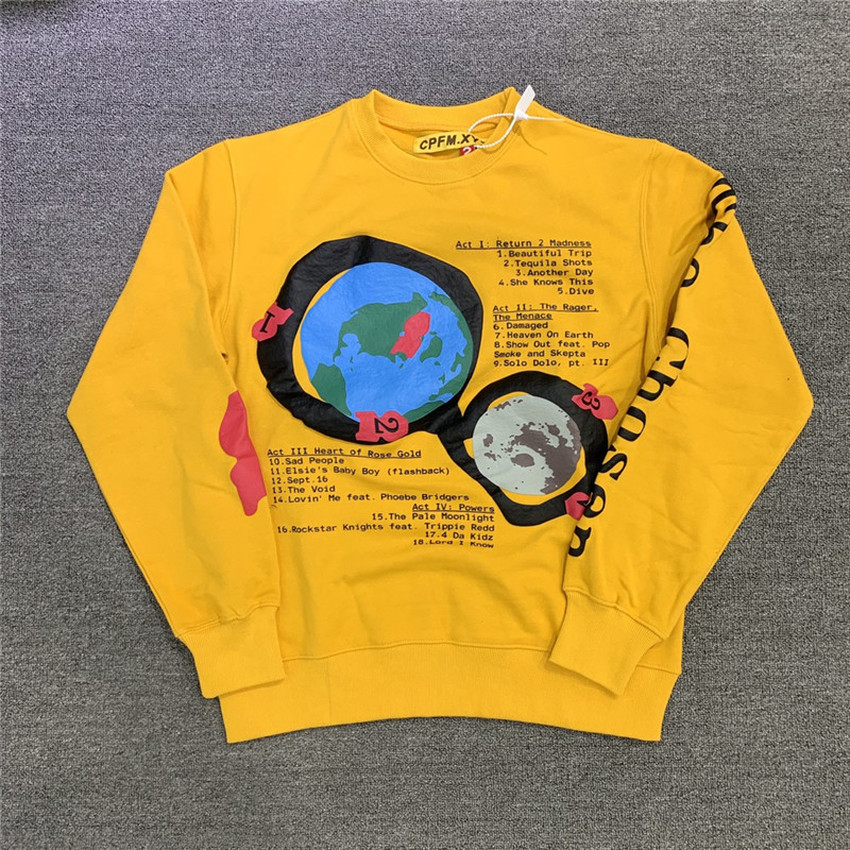 Letter Print Sweater Men And Women Couple Round Neck Jacket