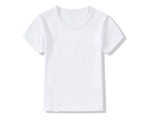 Customized Round Neck Short Sleeved Activity Cultural Shirt White - Shop at LoveMi