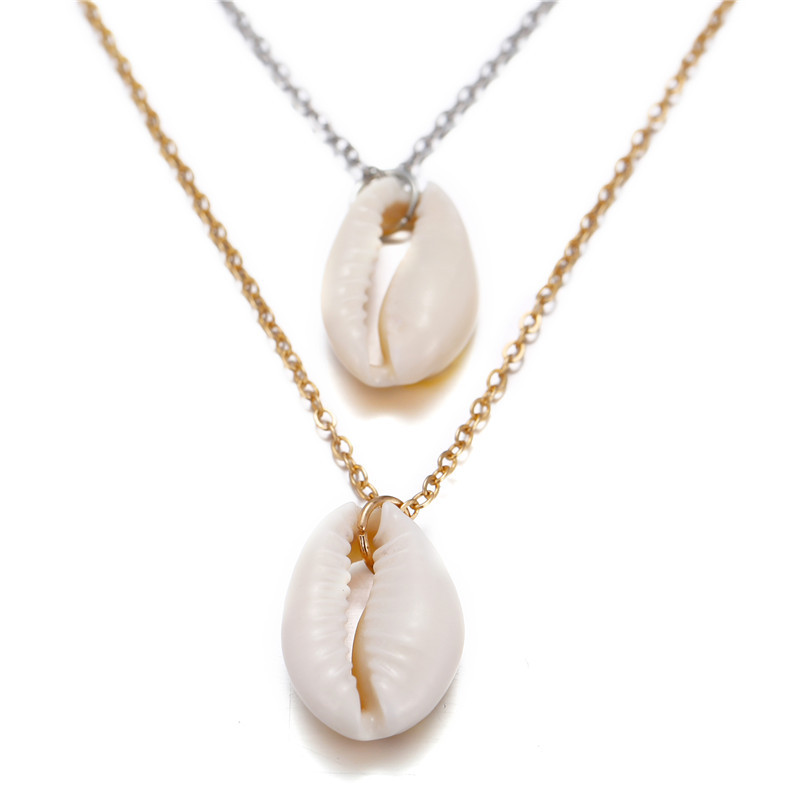 Single Layer Beach Shell Necklace
