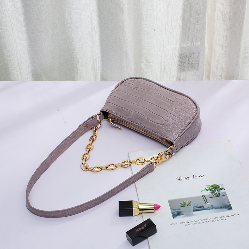 Armpit Print One-shoulder Chain Handbag