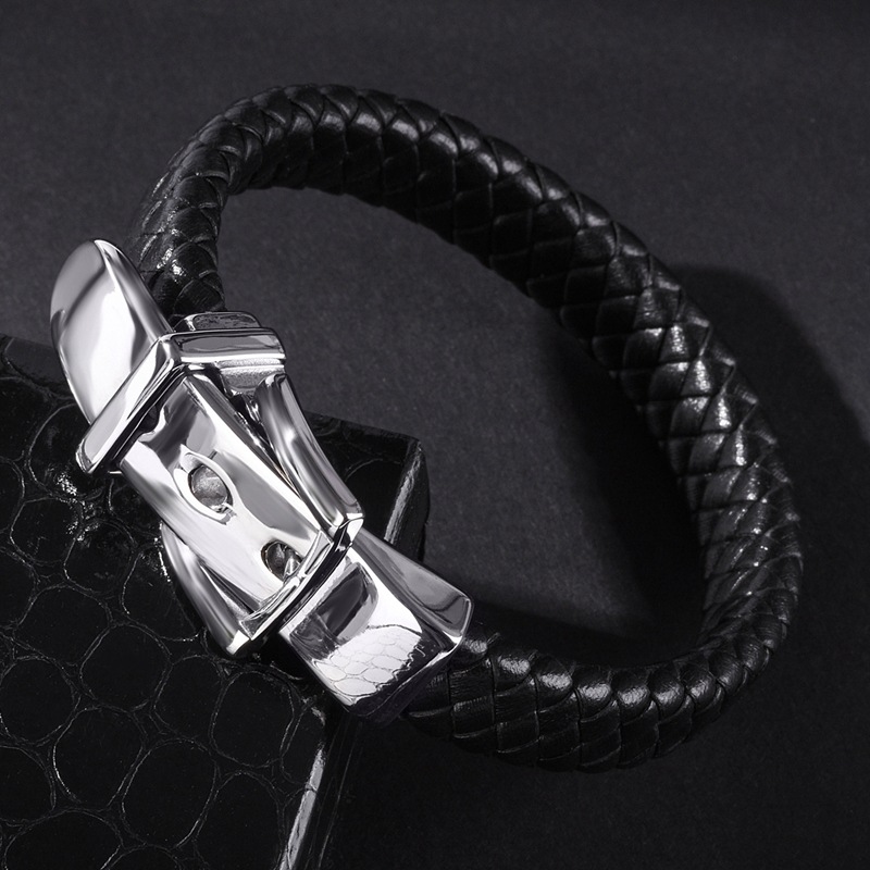 Leather Braided Trendy Men's Bracelet