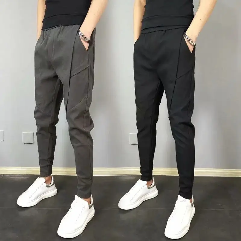 Slim Harem All-match Trousers With Small Feet Casual Cropped Trousers