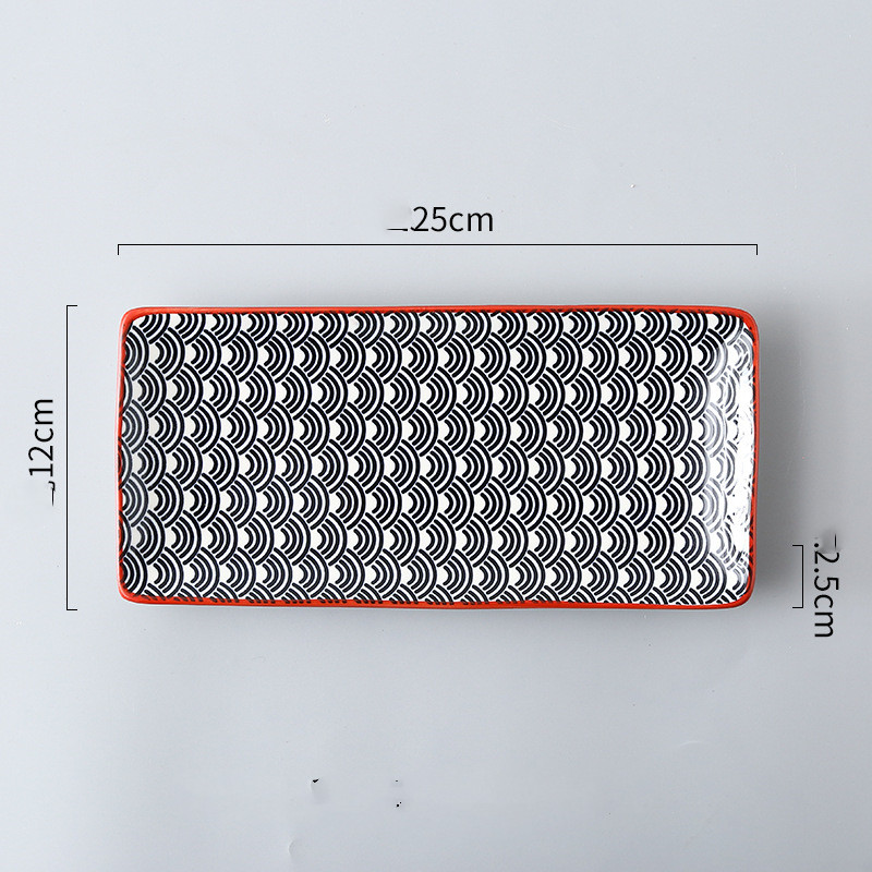 Title 1, Rectangular Sushi Plate Japanese Style Creative...