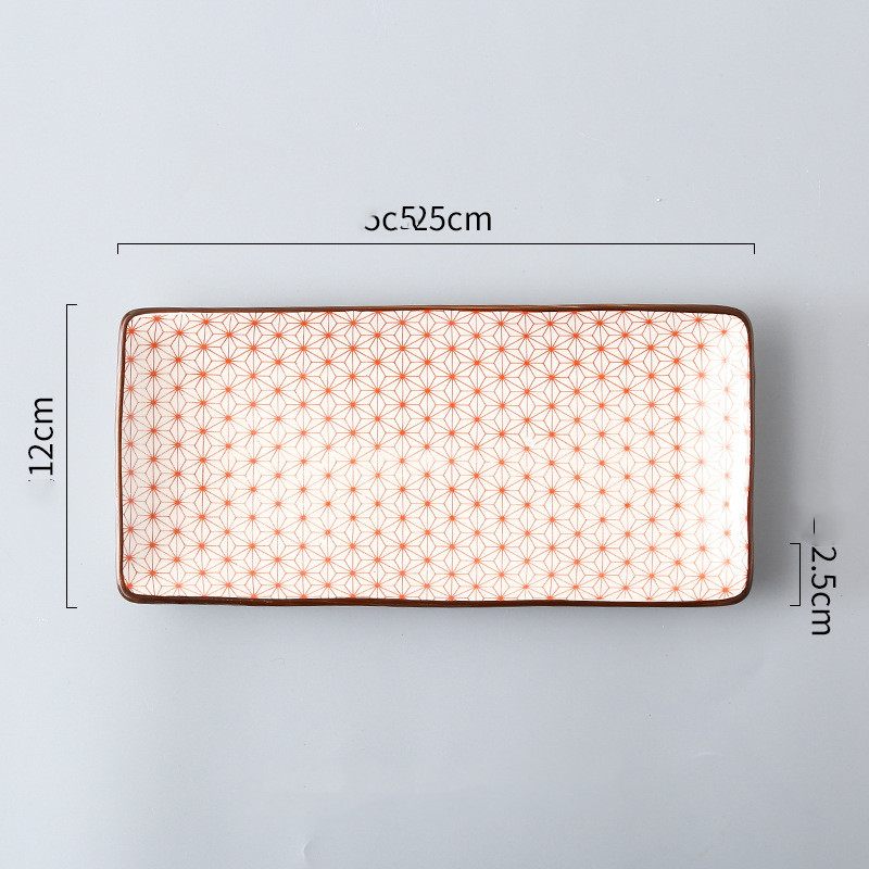 Title 4, Rectangular Sushi Plate Japanese Style Creative...