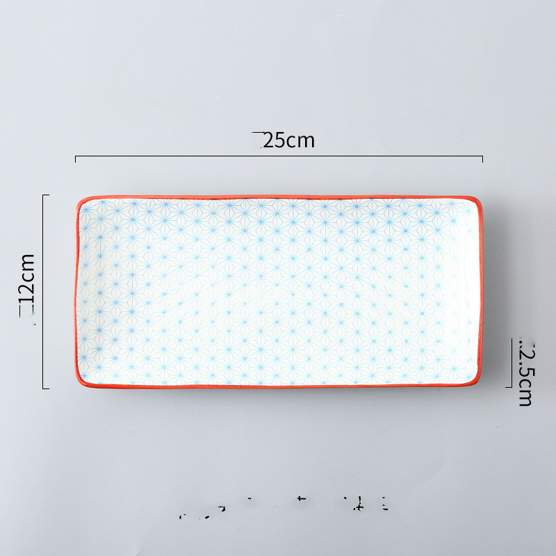 Title 2, Rectangular Sushi Plate Japanese Style Creative...