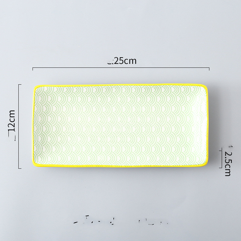 Title 5, Rectangular Sushi Plate Japanese Style Creative...