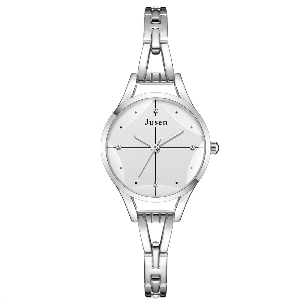 Fashion Temperament Rhinestone Alloy Bracelet Steel Band