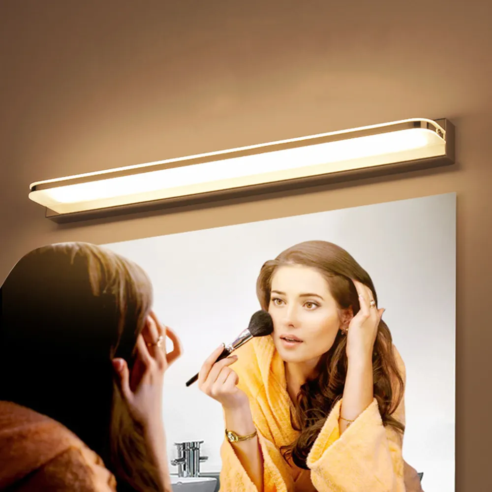 Led Mirror Front Light Bathroom Toilet Water