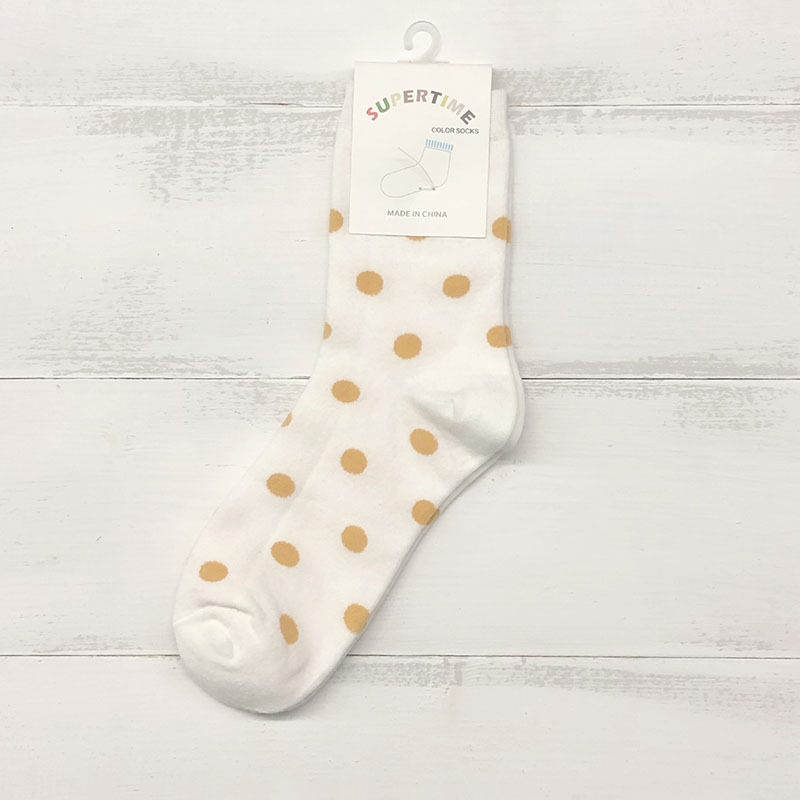 Title 3, Chaussettes mi-longues tube à pois pour femme