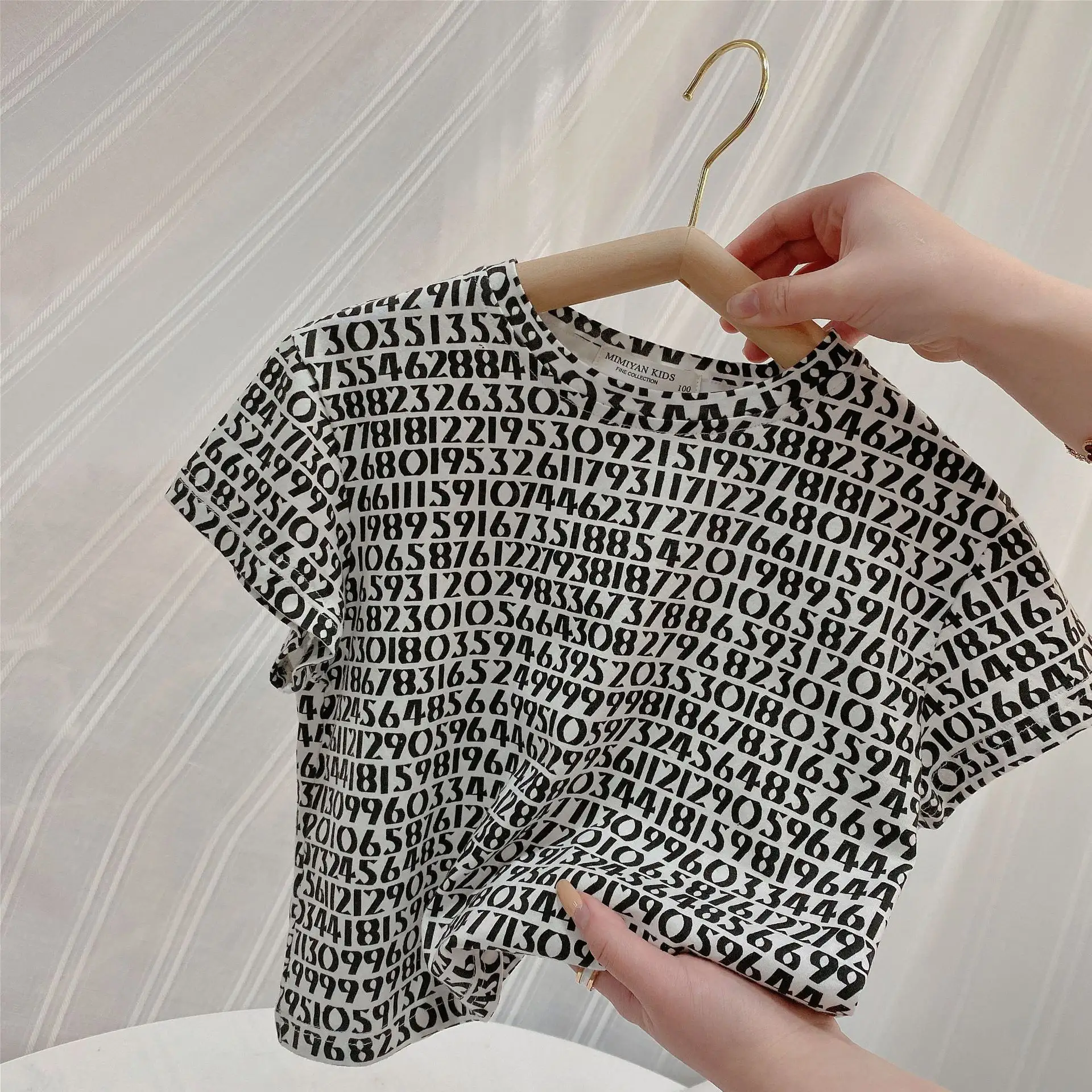 Fashionable And Simple Children's Digital Print Short