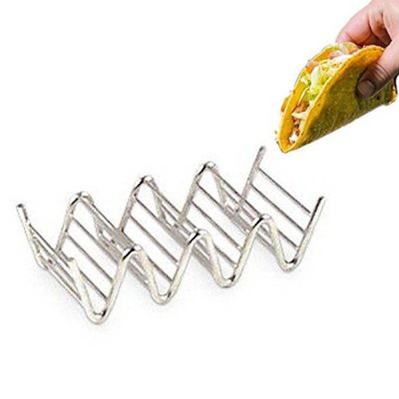 Title 3, Stainless Steel Tortilla V-shaped 2 Grid Tortil...