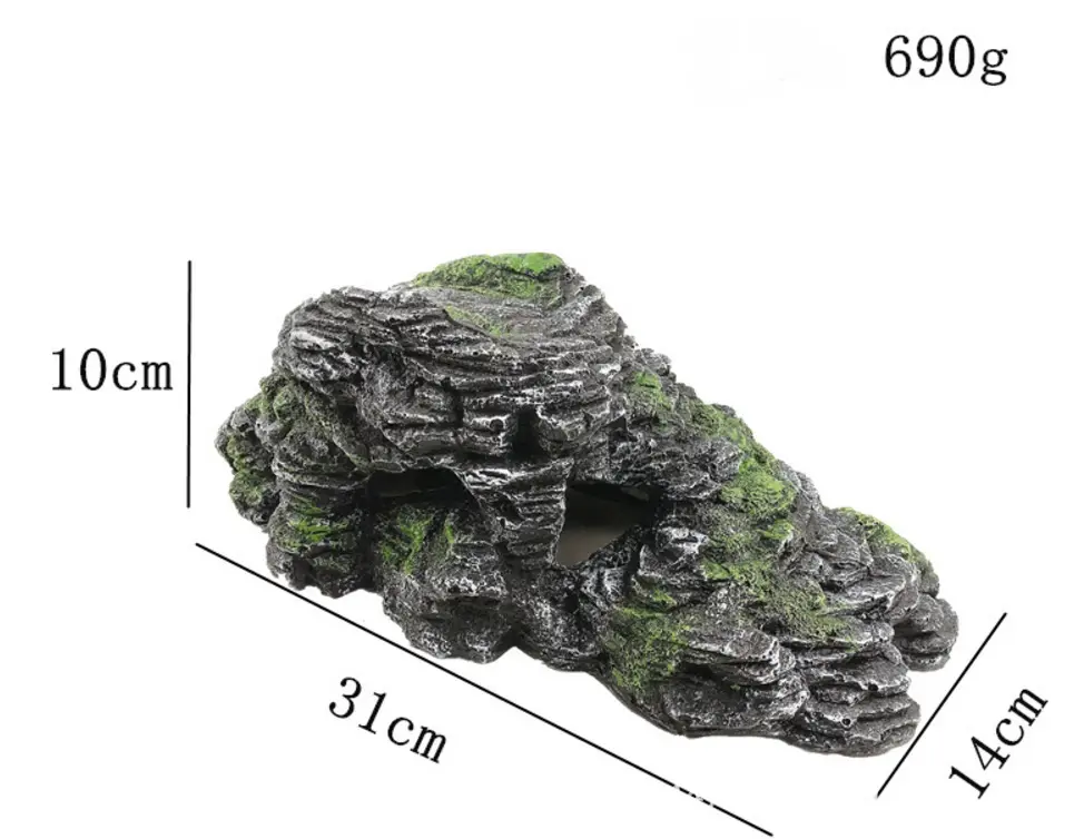 Fish Tank Aquarium Landscaping Decoration Rockery Tortoise