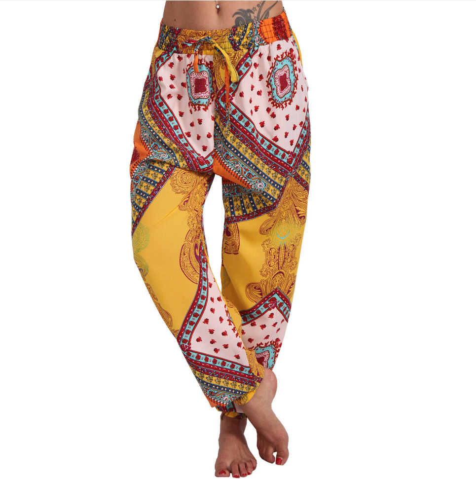 Women's Harlem Pants With Casual Pockets And Loose Pants