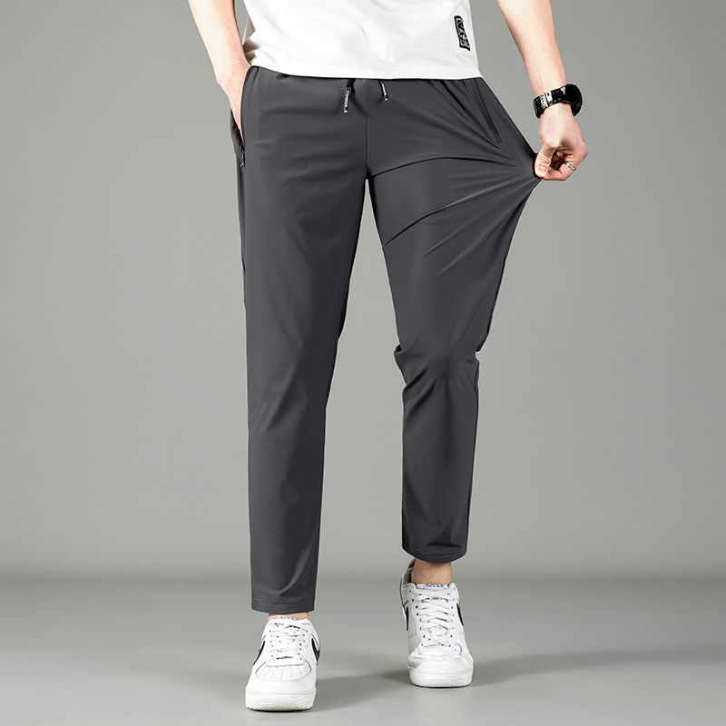 Men's Casual Pants Ice Silk Pants Loose Sports Pants Men's Clothing