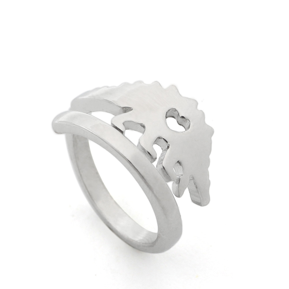 Cute And Exquisite Dinosaur Love Ring Jewelry Female