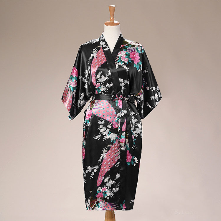 Title 3, Japanese Style Kimono Pajamas Women Summer Thin