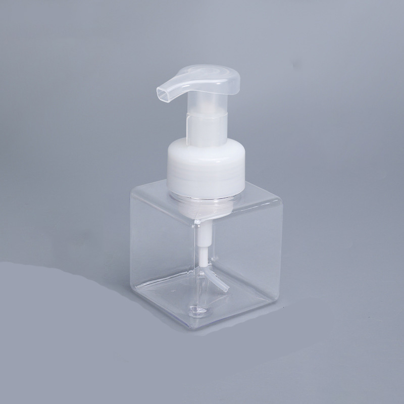 250ml transparent white pump h