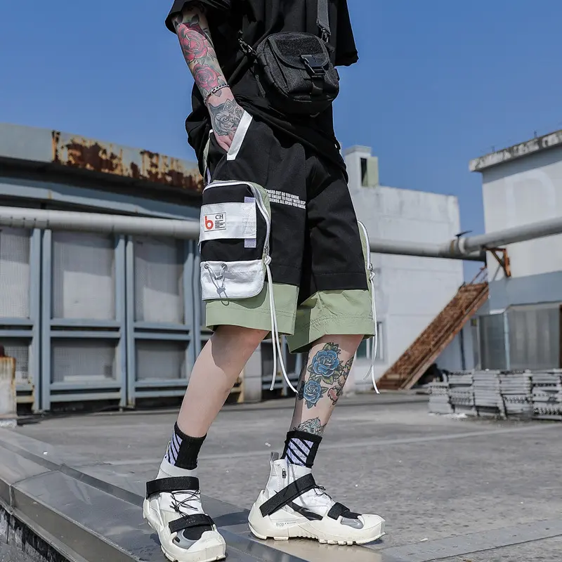 Casual Five-Point Shorts Men Summer Streetwear Korean