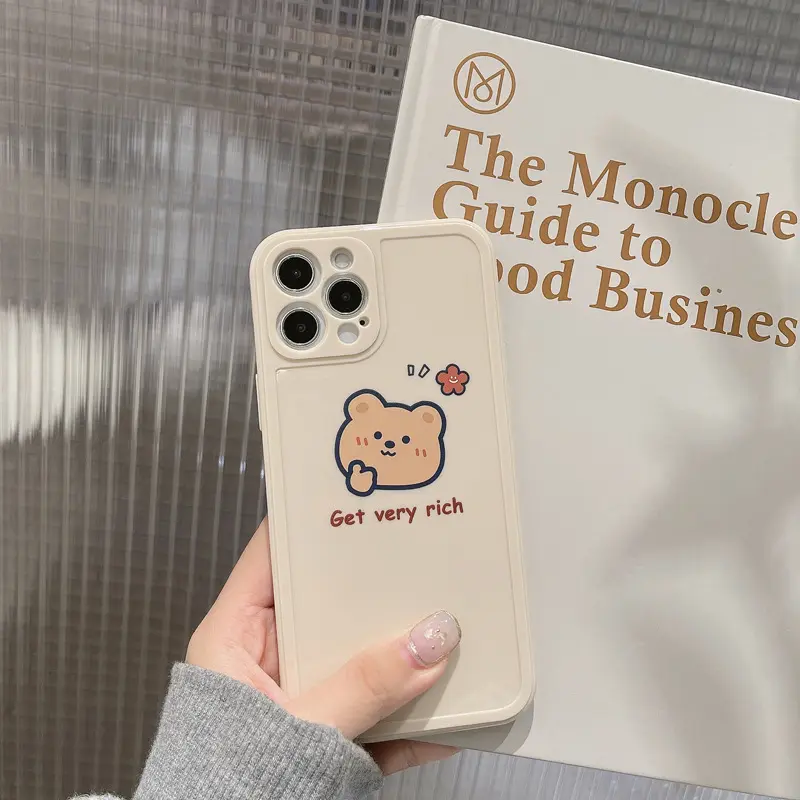Compatible with Apple, Side Bear iPhone Case