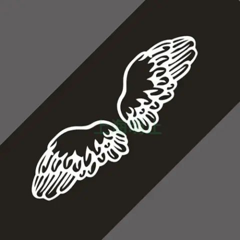 Car Reflective Stickers Car Personality Angel Wings Car Rear