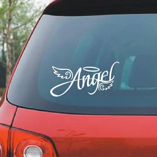 Angel Wings Reflective Sticker Personalized Car Romantic