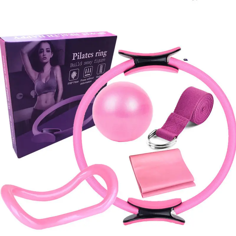 Six Piece Yoga Pilates Circle Set Bodybuilding Fitness Equipment