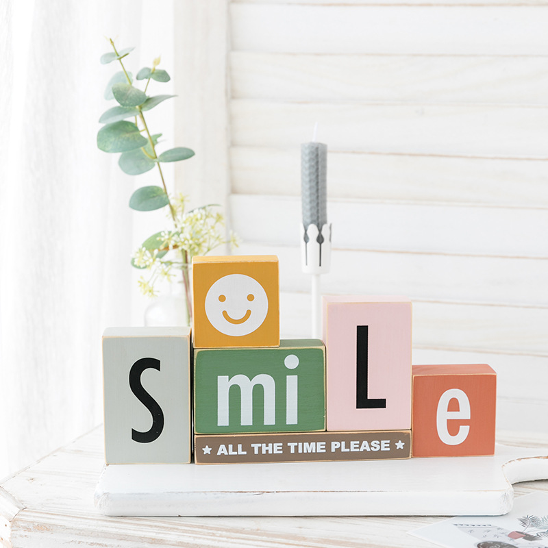 Creative Desktop Letter Series Small Ornaments Porch TV Cabinet Decoration